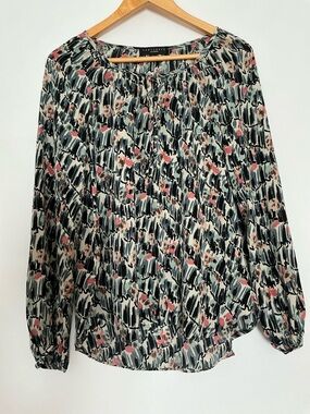 Sanctuary Women's Abstract Multicolor Blouse